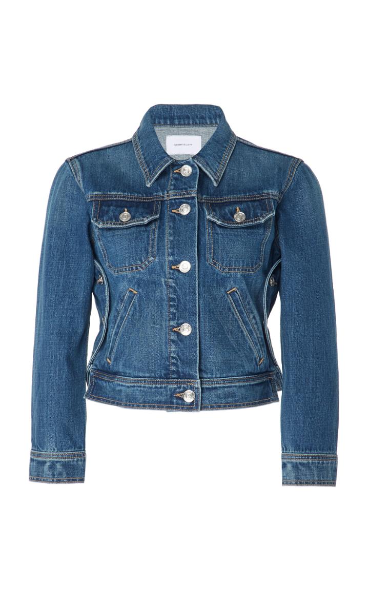Current/elliott Trip Fitted Denim Jacket