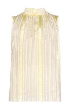 Moda Operandi Erdem Koren Mock Neck Sleeveless Blouse