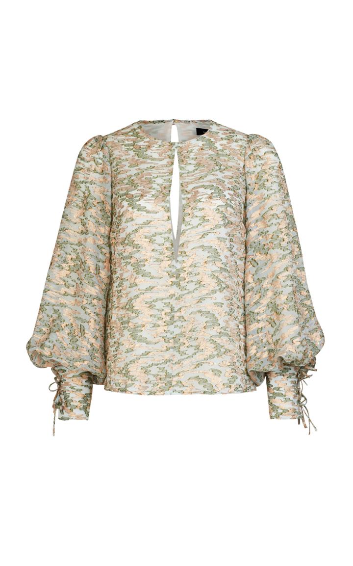Lana Mueller Acapulco Key Hole Blouse