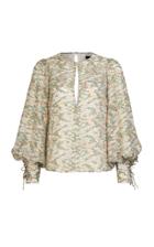 Lana Mueller Acapulco Key Hole Blouse