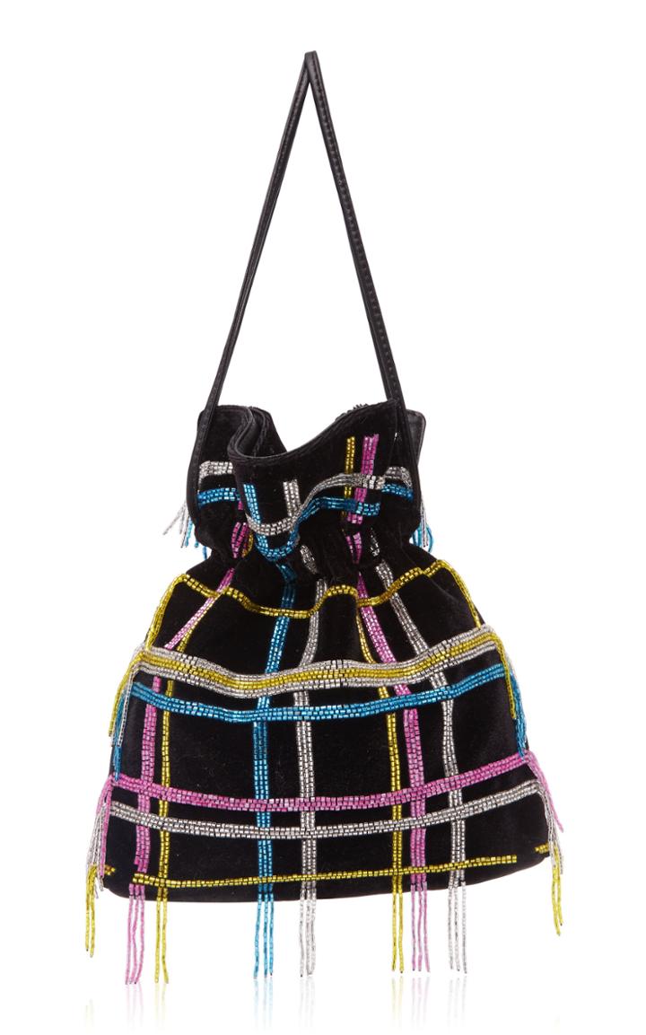 Les Petits Joueurs Trilly Disco Tartan Pouch