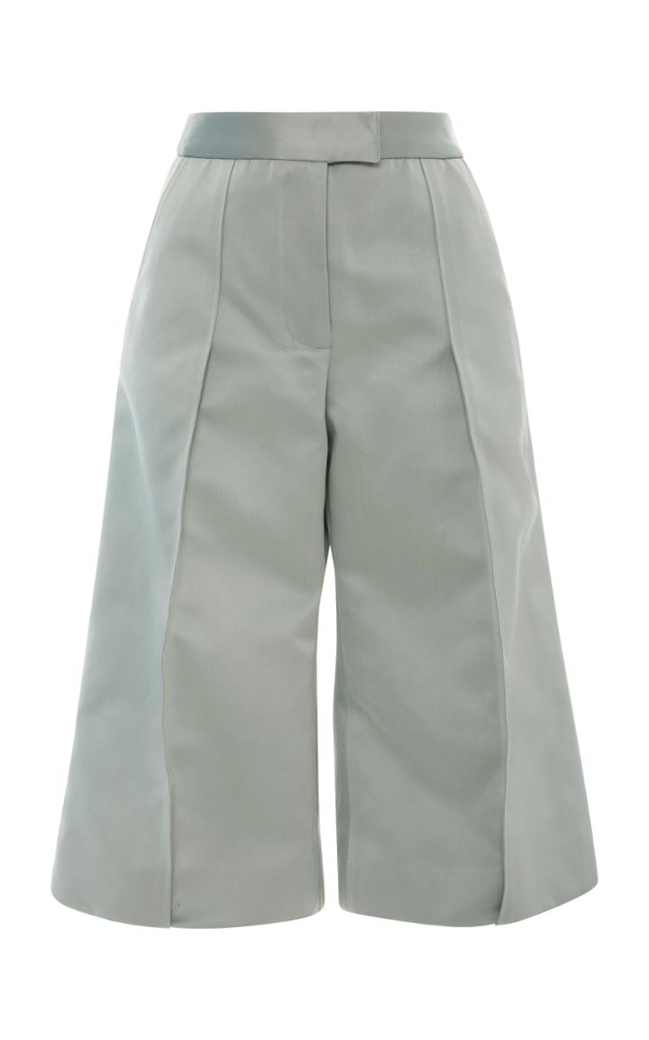 Zac Posen Duchess Satin Shorts