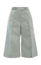 Zac Posen Duchess Satin Shorts
