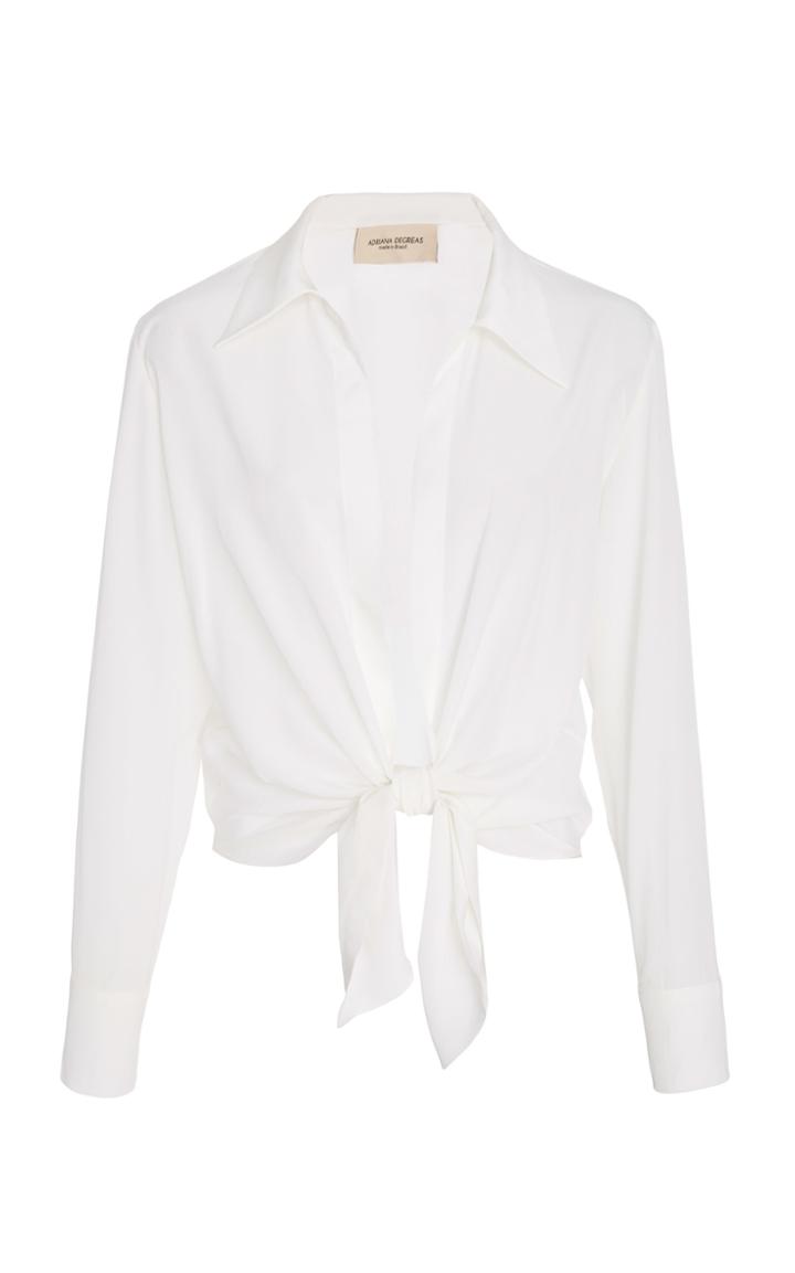 Adriana Degreas Open Front Blouse