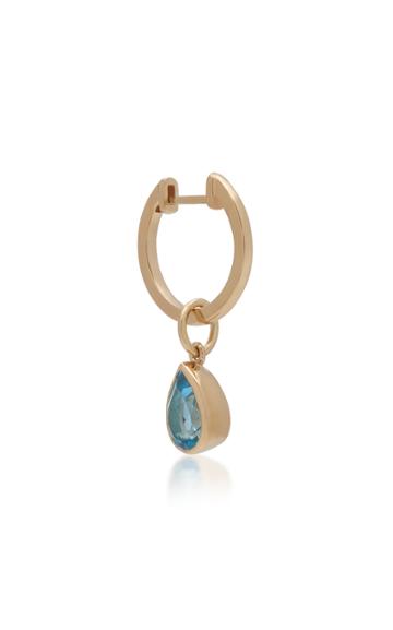 With Love Darling Water Drop 14k Gold Topaz Earring