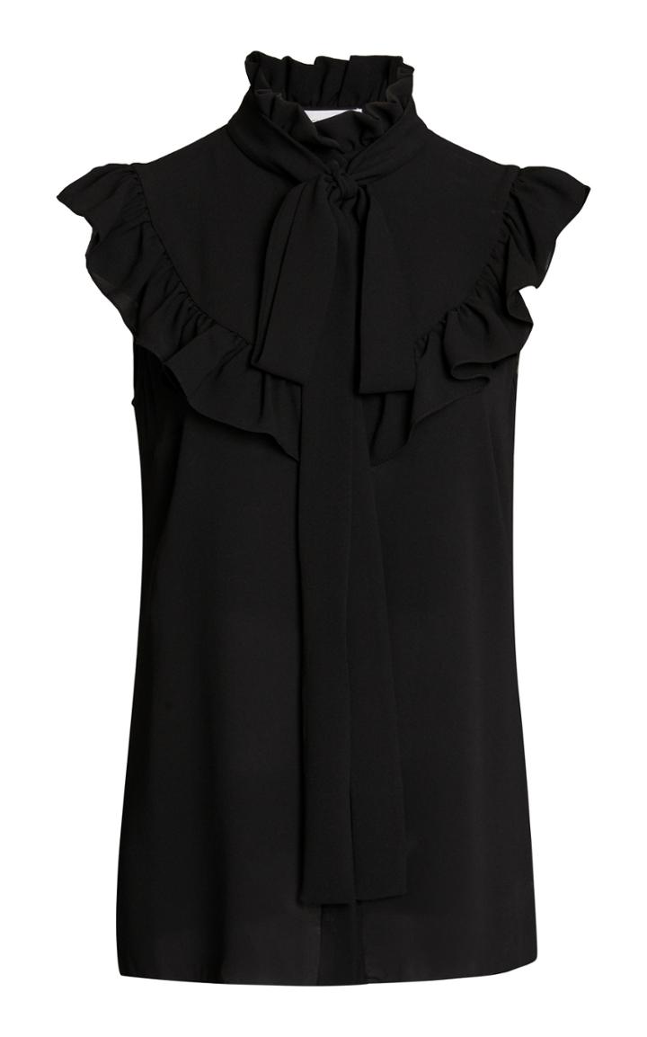 Moda Operandi Michael Kors Collection Pussy-bow Georgette Blouse