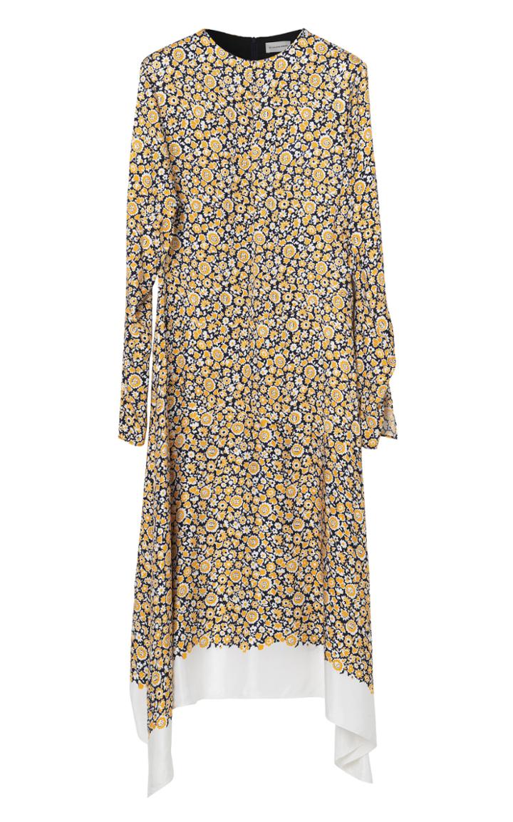 By Malene Birger Aideen Printed Midi Dress