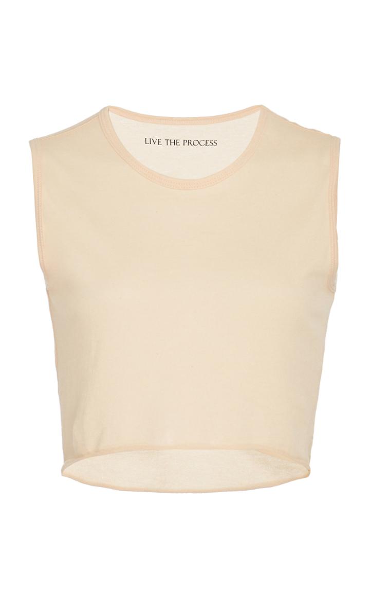 Live The Process Cotton Crop Top