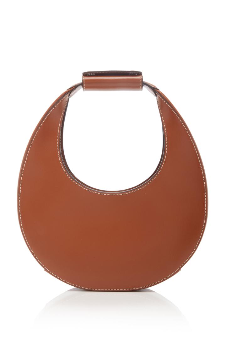 Staud Mini Leather Moon Bag