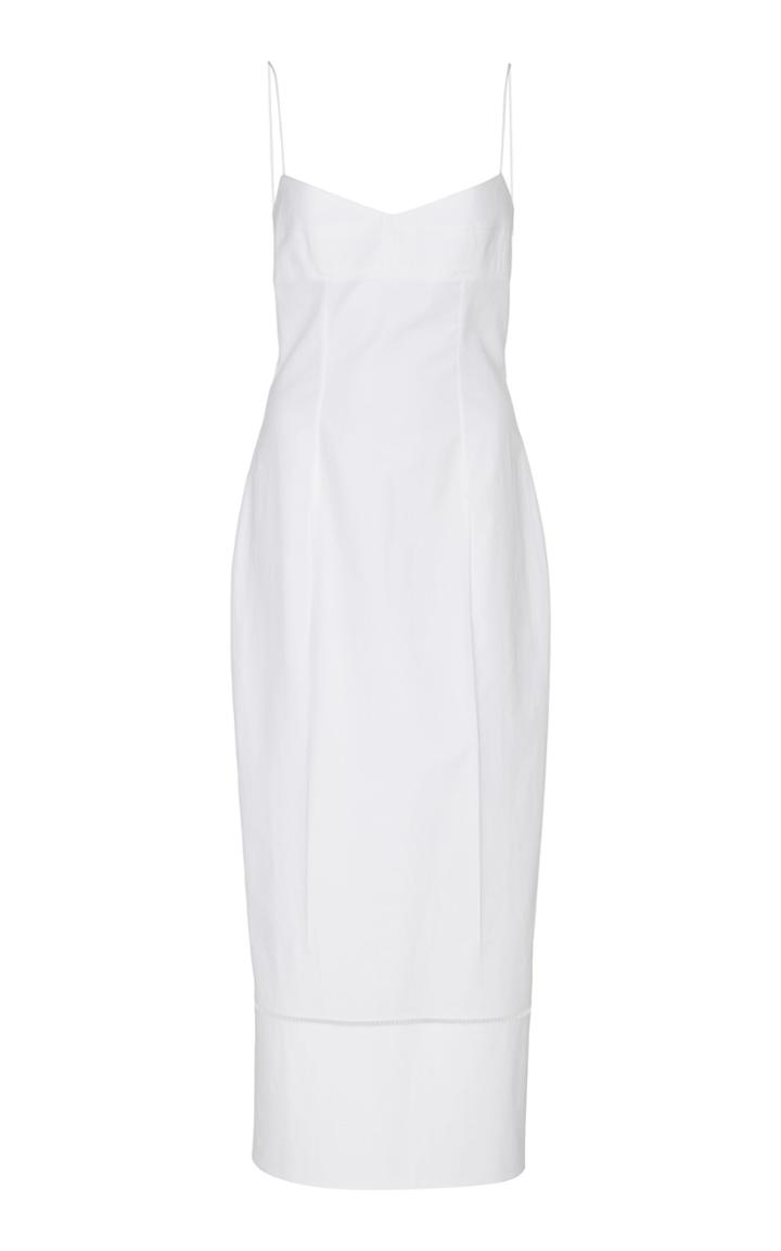 Khaite Dierdre Cotton-poplin Maxi Dress