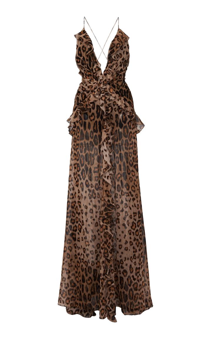 Moda Operandi Etro Animal-printed Silk Dress Size: 38