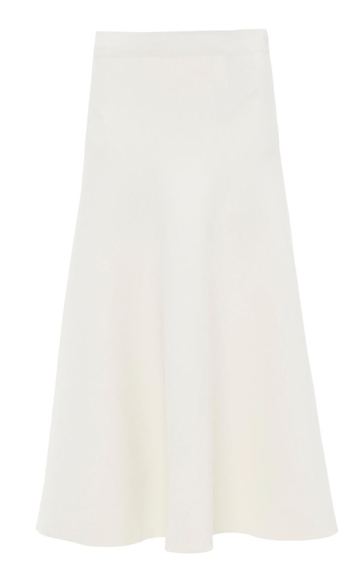 Moda Operandi Jil Sander Crepe Midi Skirt Size: 34