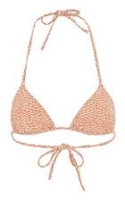 Tropic Of C Praia Printed Triangle Bikini Top