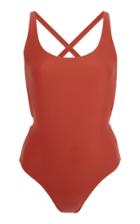 Jade Swim Asterisk Cross Back One Piece Swimsuit