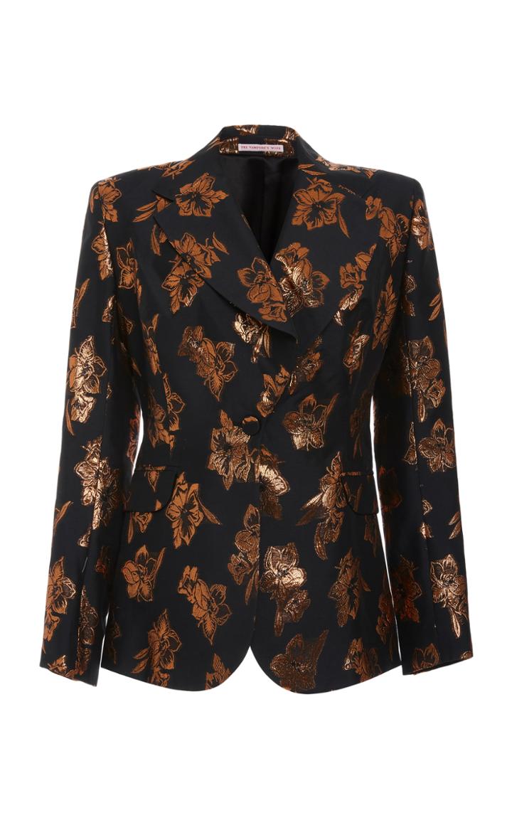 The Vampire's Wife Metallic Floral Jacket