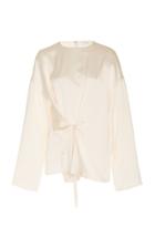 Vince Knot-detailed Silk Blouse