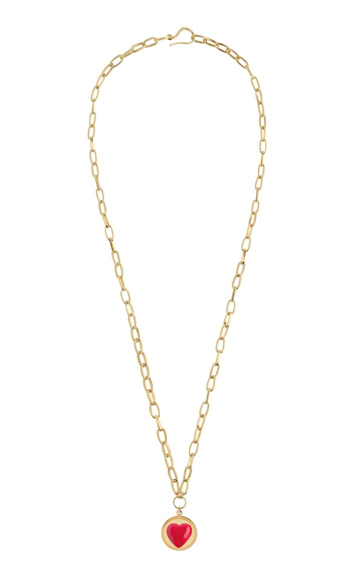 Wilhelmina Garcia Gold-plated Heart Necklace