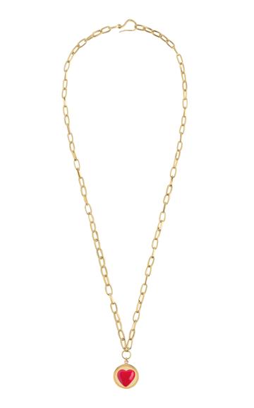 Wilhelmina Garcia Gold-plated Heart Necklace
