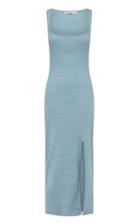 Moda Operandi Anna Quan Jana Square-neck Ribbed-knit Cotton Maxi Dress