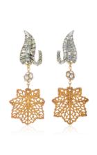 Lulu Frost Silver And Gold-plated Crystal Earrings