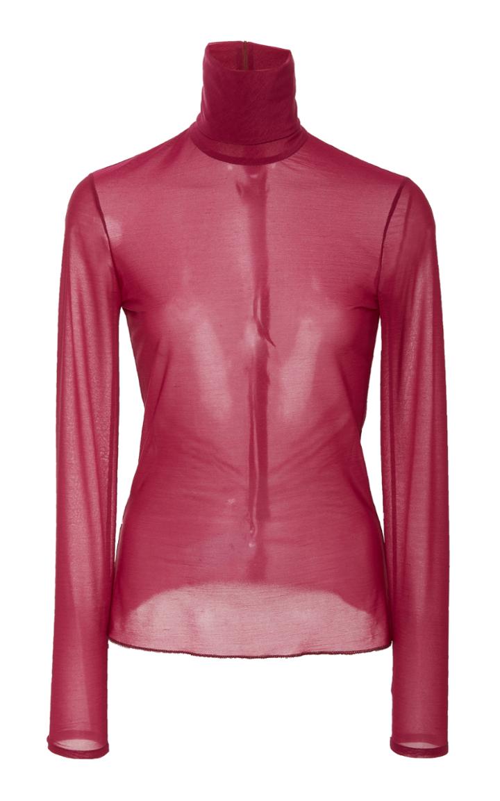 Victoria Beckham Long Sleeve Polo Neck