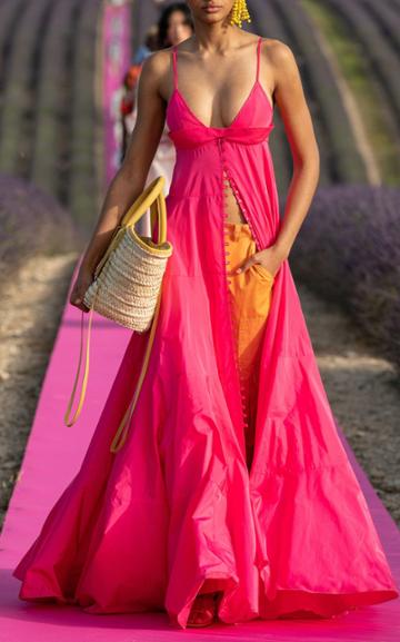 Jacquemus La Robe Manosque Tiered Maxi Dress