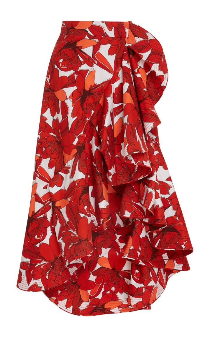 Johanna Ortiz Mercedes Cotton Poplin Skirt