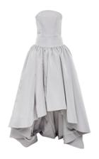 Christian Siriano Silk High Low Gown
