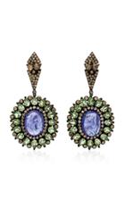 Lauren Craft Collection Sylvie 18k Gold Multi-stone Earrings