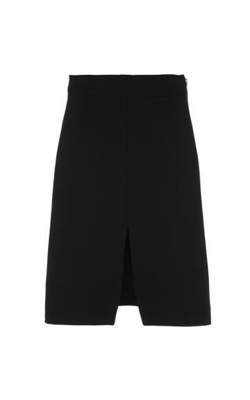 Courrges Midlength Front Split Skirt