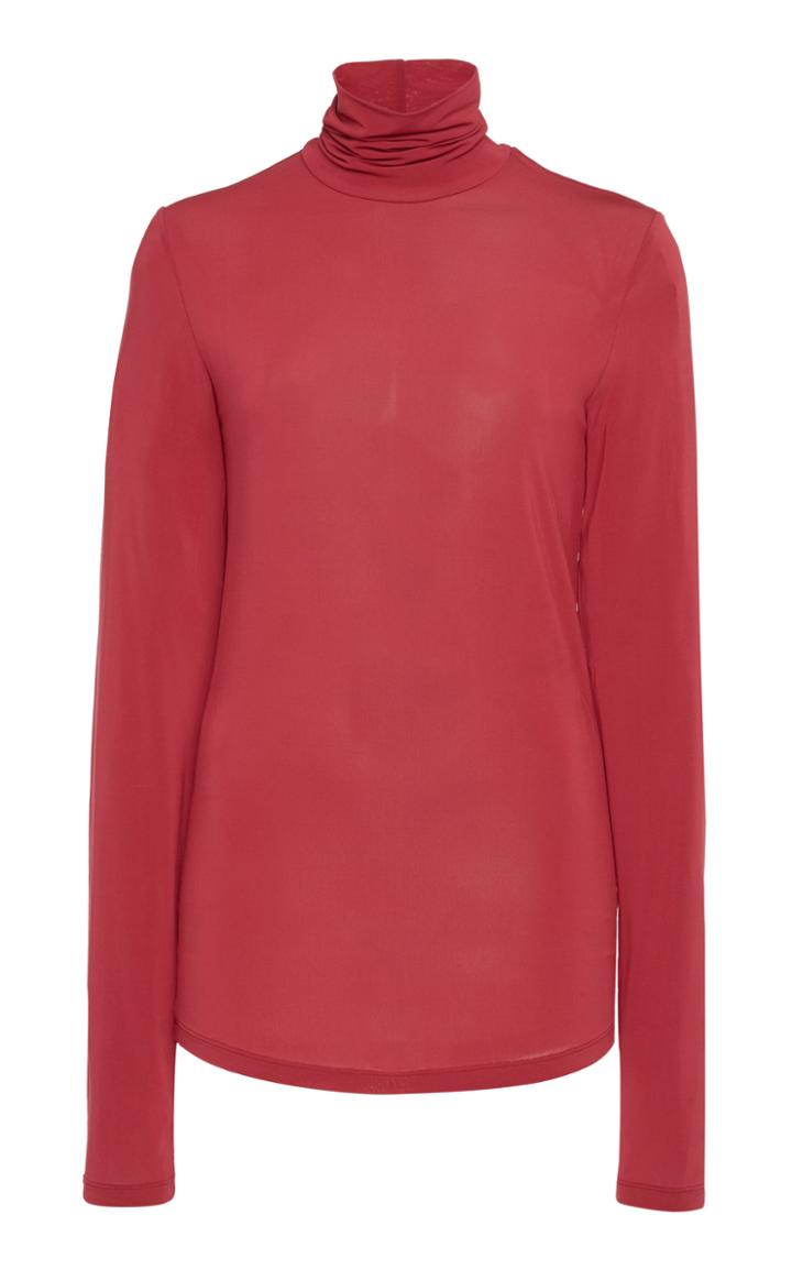 Moda Operandi Isabel Marant Goyela Chiffon Turtleneck Top