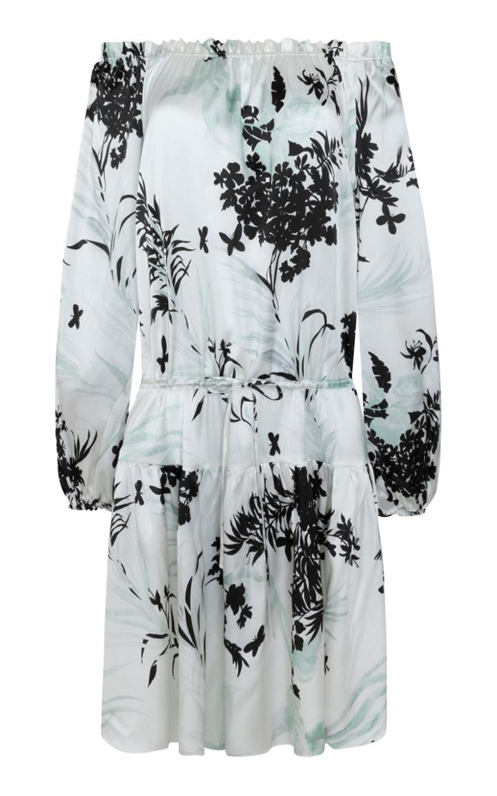 Adriana Iglesias Creek Silk Mini Dress