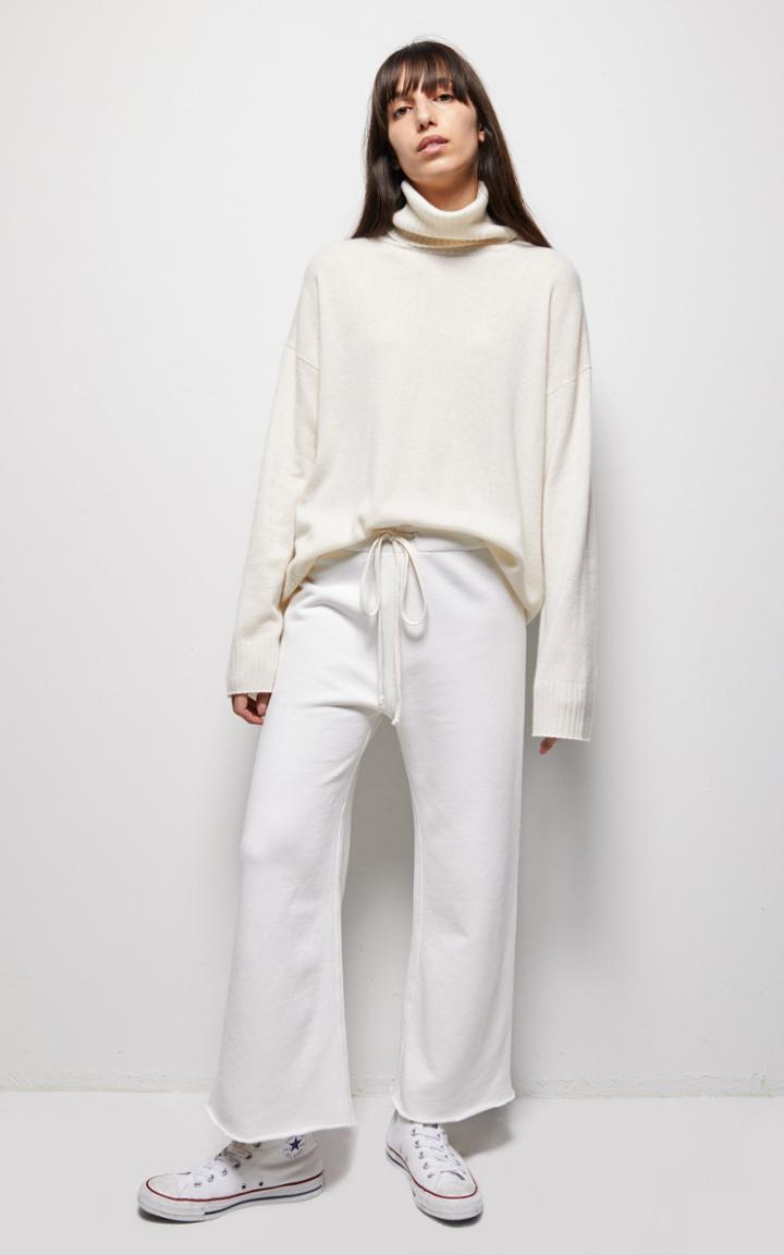 Moda Operandi Nili Lotan Kiki Cropped Cotton Wide-leg Sweatpants