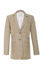 Tibi Cut Out Pleat Blazer