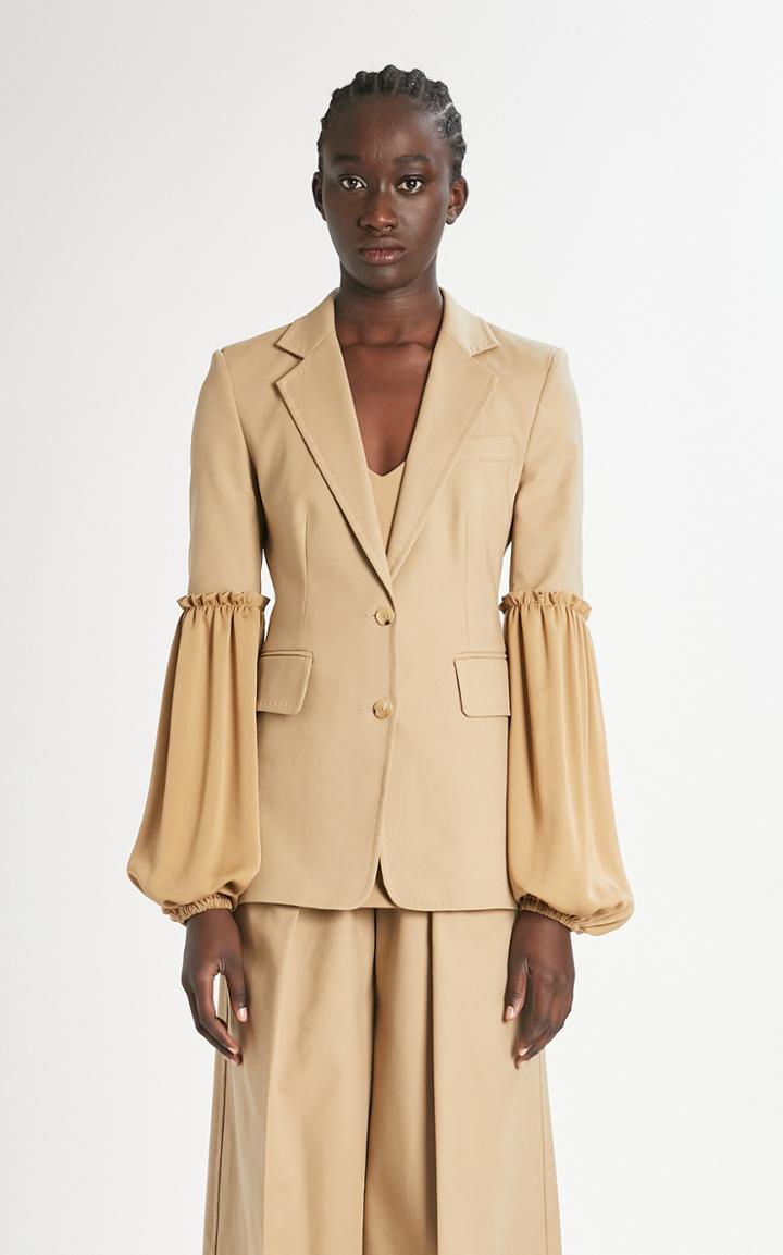 Moda Operandi Max Mara Pasta Cotton-blend Blazer