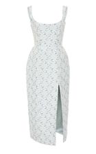 Markarian Exclusive Edward Floral-print Crepe Midi Dress