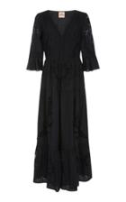Le Sirenuse Positano Bella Embroidered Maxi Dress