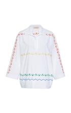Tory Burch Scallop Embroidered Tunic