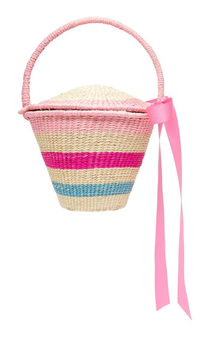 Sensi Studio M'o Exclusive Mini Striped Bucket Bag