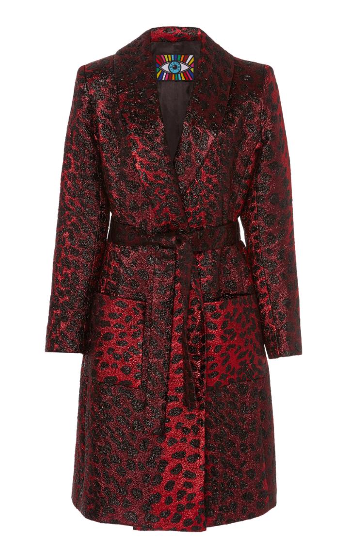 Libertine Night Leopard Wrap Coat