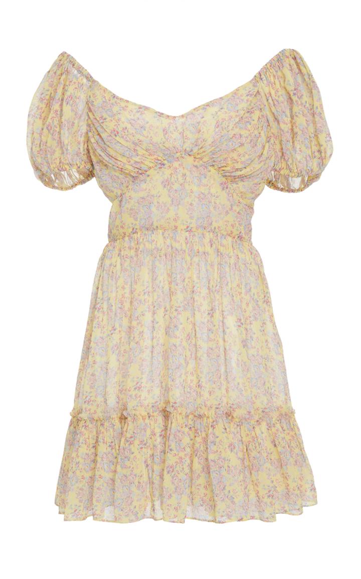 Loveshackfancy Ashley Floral Off The Shoulder Dress