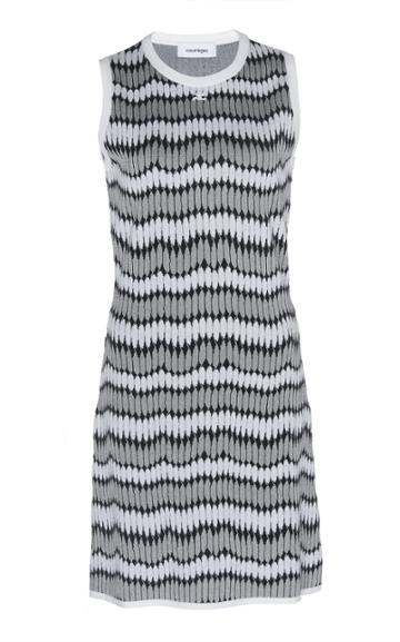 Courrges Knitted Jacquard Dress