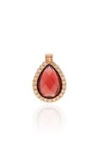 Nina Runsdorf M'o Exclusive: Medium Garnet Flip Charm