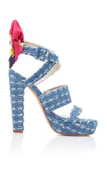 Alameda Turquesa Denim Affair Sandal