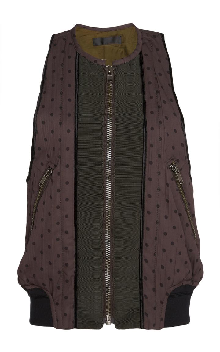 Haider Ackermann Polka Dot Padded Waistcoat