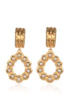 Valre Claudette Gold Plated And Pearl Earrings