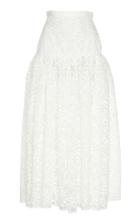 Moda Operandi Giambattista Valli Draped Off-the-shoulder Lace Top Size: 40