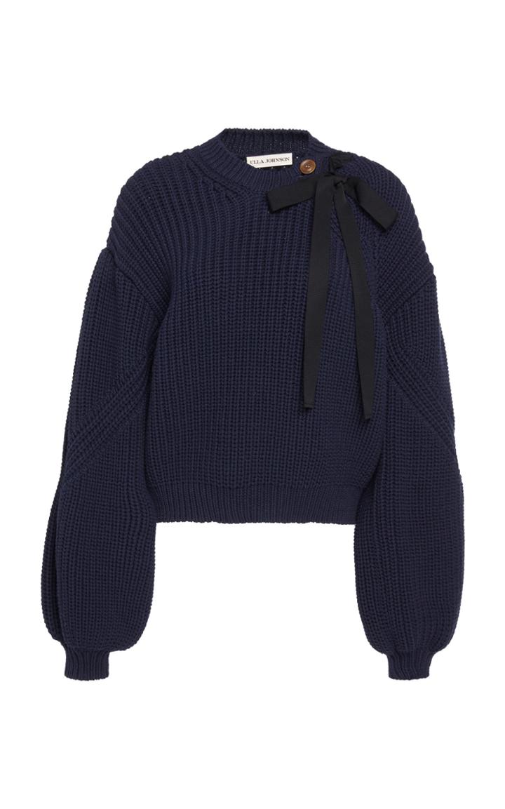 Ulla Johnson Thalia Bow Cotton Pullover