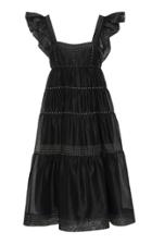 Ulla Johnson Rosalie Tiered Cotton-silk Blend Dress