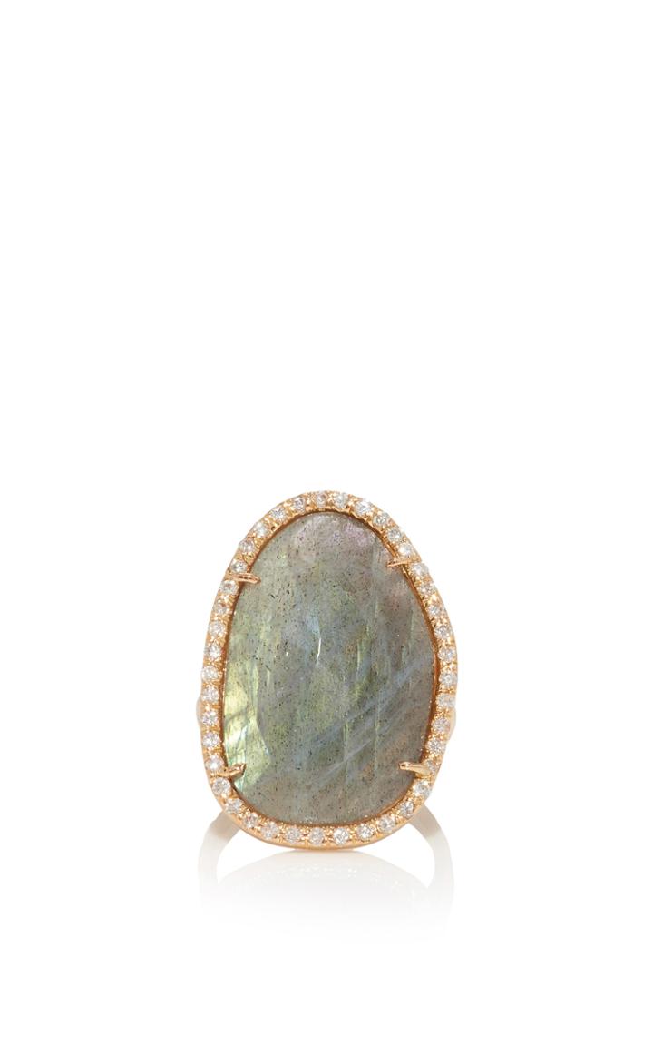 Kimberly Mcdonald Labradorite And Diamond Ring